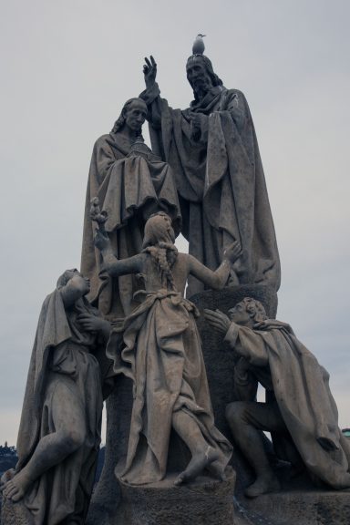 Heilige Cyril en Mehtodius standbeeld Karelsbrug