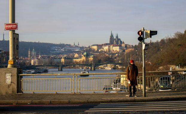 Uitzicht over de Moldau