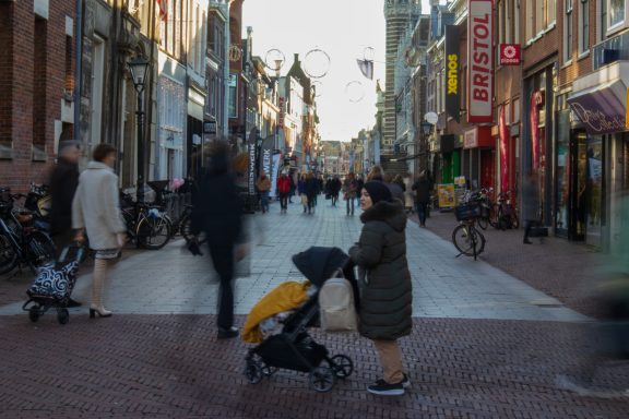 Langestraat in het centrum