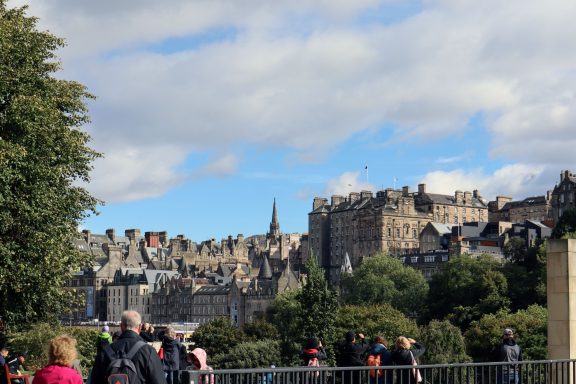 Uitzicht over Edinbrugh Uitzicht over Edinbrugh